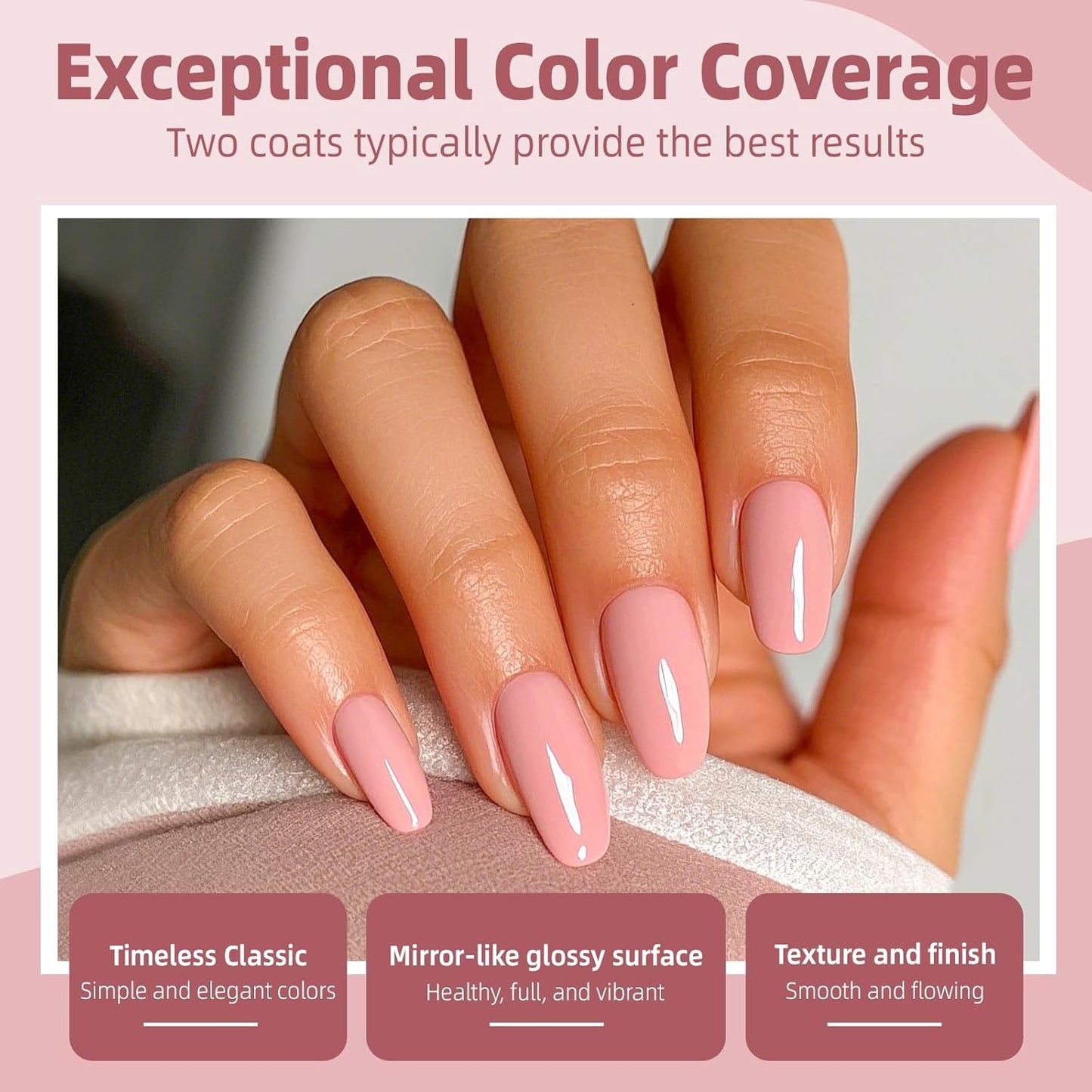 Major Dijit Peach Pink Quick Dry Regular Nail Polish - Nail Art Lacquer, 0.41 Fl Oz-Velvo Beauty