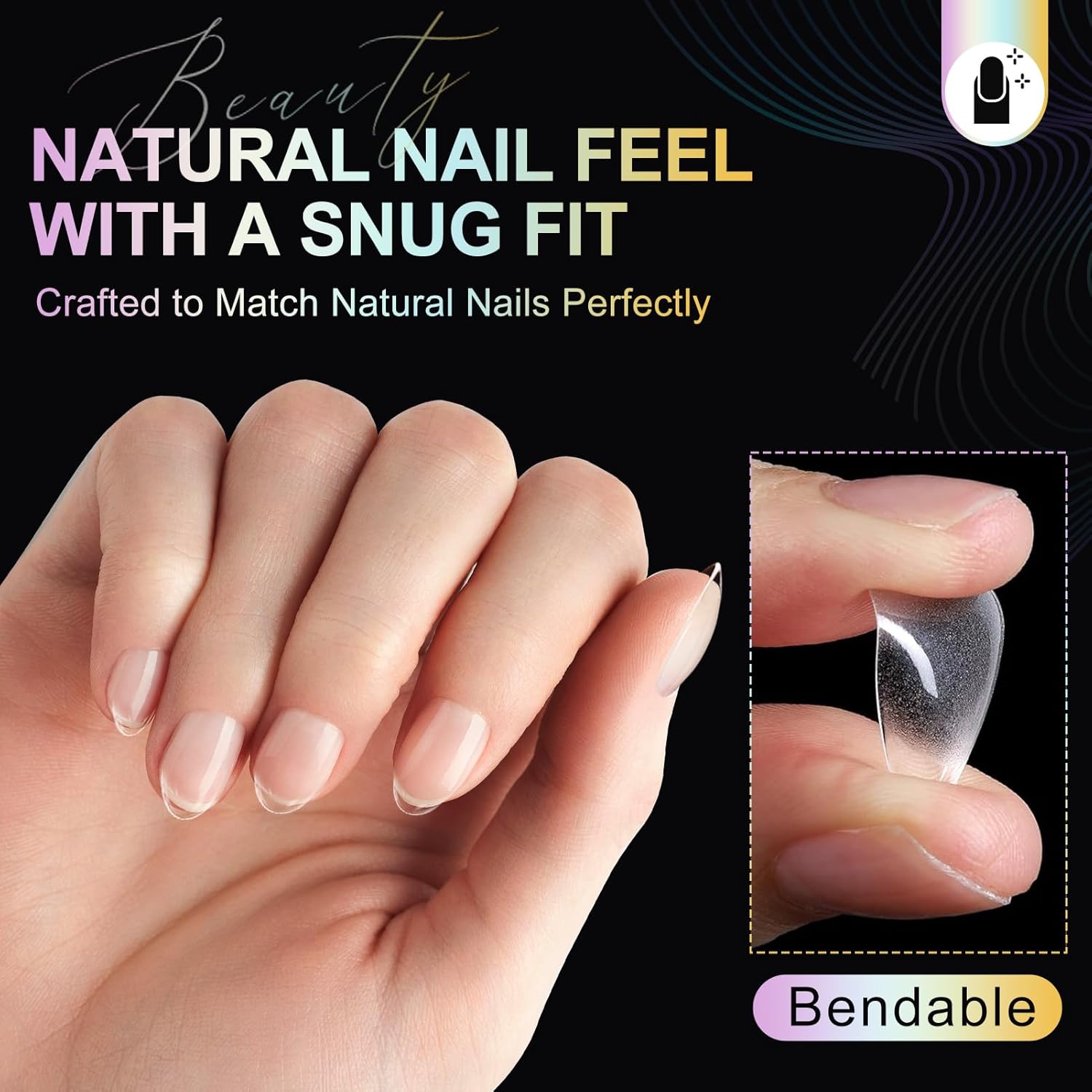 Almond Nail Tips Extra Short Soft Gel Nail Tips 240Pcs Short Almond Shaped Full Cover Nails Tips Half Matte Gelly Press on Fake Nails Tip for Acrylic Nail Tip Extension Home DIY & Salon Nails 12 Sizes-Velvo Beauty
