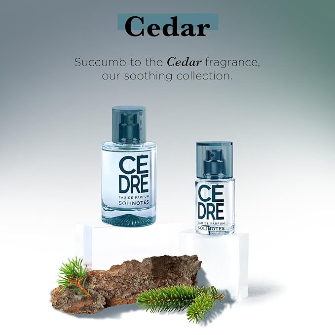 SOLINOTES Cedarwood Perfume for Men - Eau De Parfum | Refined Woody and Soothing Fragrance - Made in France - Vegan - 1.7 fl.oz-Velvo Beauty