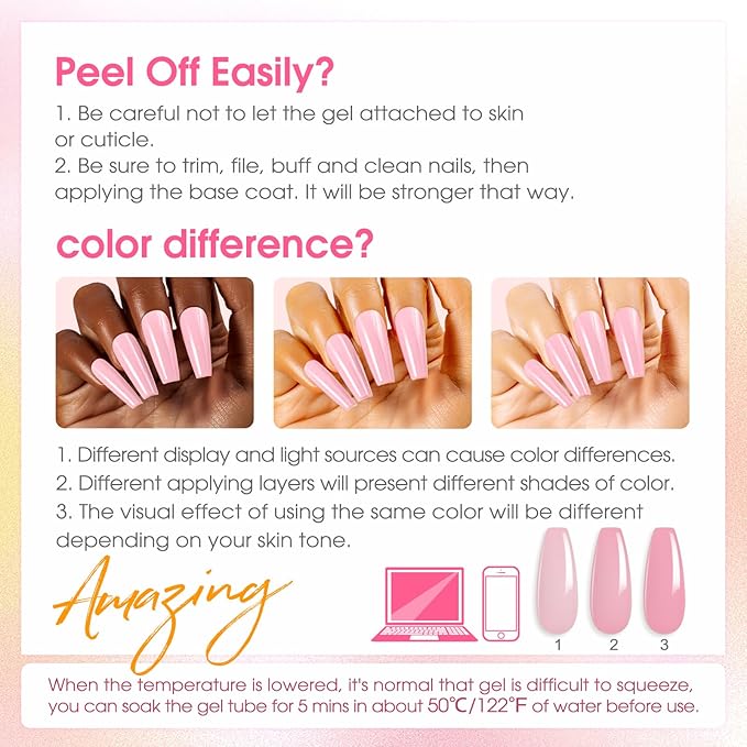 ROSALIND Poly Nail Gel Kit for Beginners - 28 Colors Extension Gel Set with UV/LED Nail Lamp, 72 Accessories (Base/Top Coat, Nail Forms, Tools), Long Lasting Salon Kit for DIY Manicure-Velvo Beauty