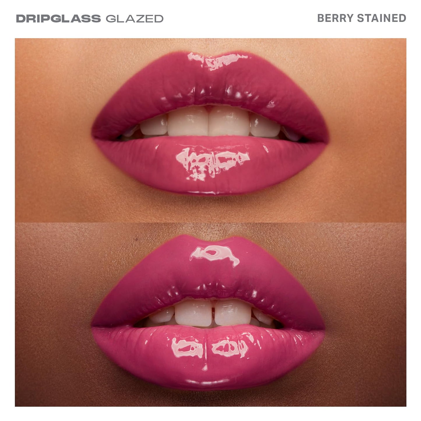 Morphe Dripglass High Shine Lip Gloss - Glazed, Semi-Sheer & Nourishing Lip Makeup - Buildable Formula Infused with Plant-Derived Squalane & Vitamin E - Berry Stained (0.13 oz)-Velvo Beauty