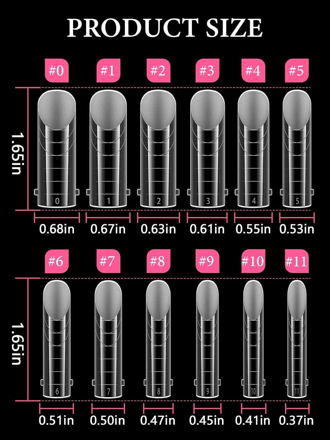 EBANKU Poly Gel Toenail Kit, Toe Dual Nail Forms Reusable Poly Gel Nail Kit for Toe Nail Extension Gel Press on Toe Nail Tips Poly Gel Toenail Forms for Women Pedicure Tools, 120PCS, 120 Sizes-Velvo Beauty