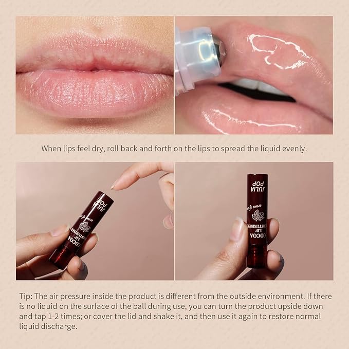 Lip Oil, Lip Balm Set Lasting Moisturizing and Care of your Lips, Lip Sleeping Mask Cracked Dry Lips Moisturize, Coco for Day and Milk for Night（Pack of 2）-Velvo Beauty