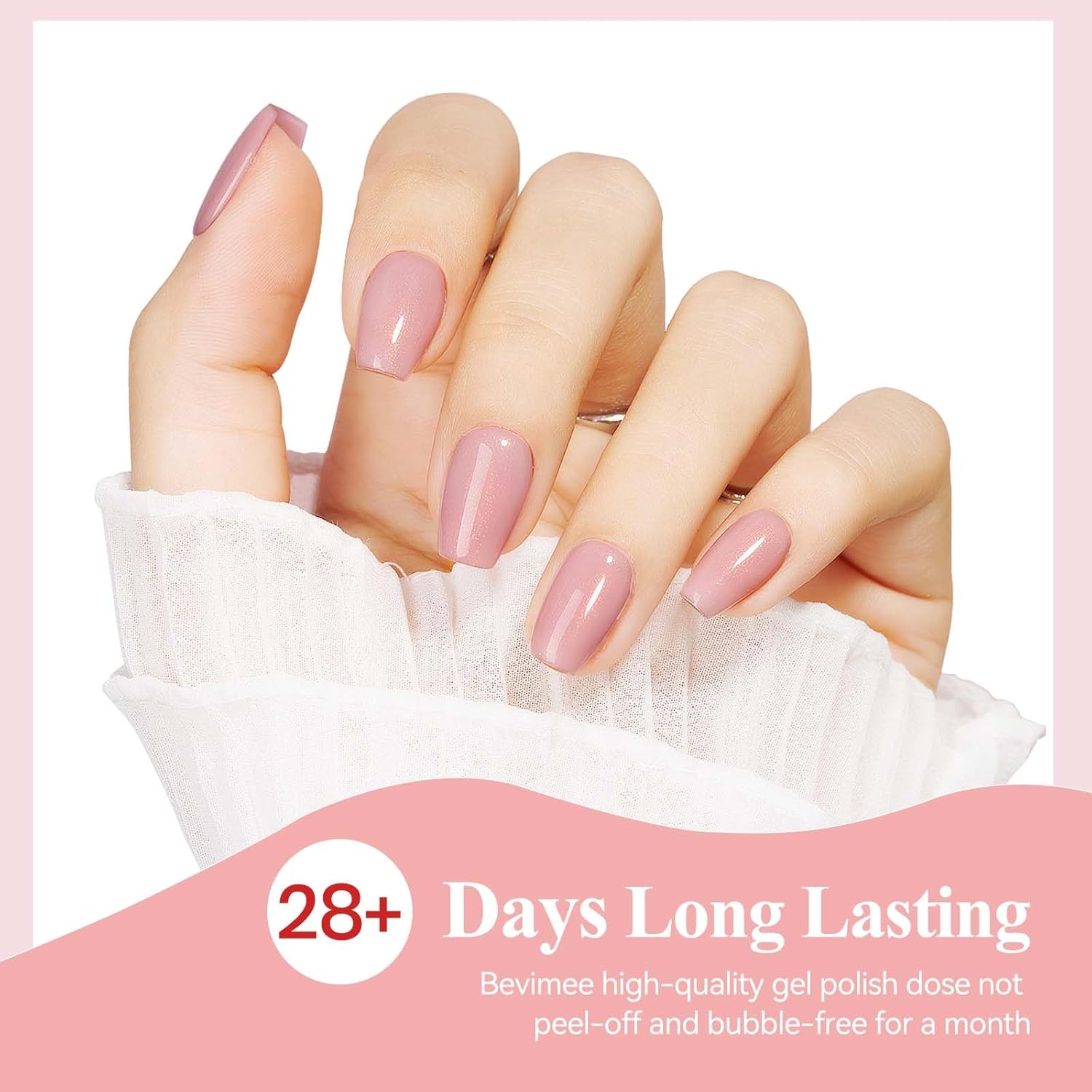 Glitter Gel Nail Polish, Light Pink Jelly Shimmer Iridescent Gel Polish Holographic Neutral Color Natural Translucent Soak Off UV Gel Polish for Nail Art Salon at Home, 12ML-Velvo Beauty