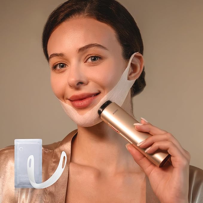 AMIRO Eye Mask, V-Face Mask & 70ml Preparation Gel Set for R3 Turbo Facial Device - Complete Kit for Eye Rejuvenation & Facial Lifting-Velvo Beauty