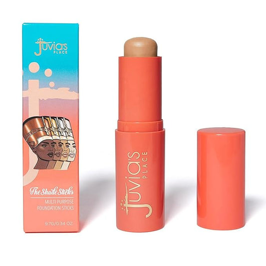 Juvia's Place Shade Stick Foundation, Concealer, Contour, Belize, Medium w/Neutral Undertone, .34 oz-Velvo Beauty
