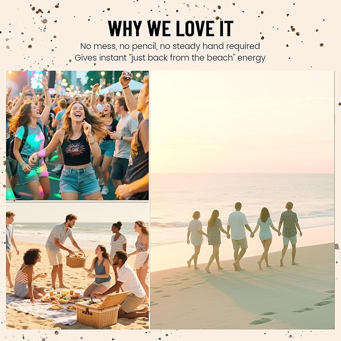 Freckle Stamp - Freckle Pen Waterproof, Long Lasting Fake Freckles, Quick Dry 5-Point Faux Freckles Stamp Cushion Stain Marker in One Press Natural and Lifelike Sunkissed Pencil Tool Makeup (#3-Dark)-Velvo Beauty