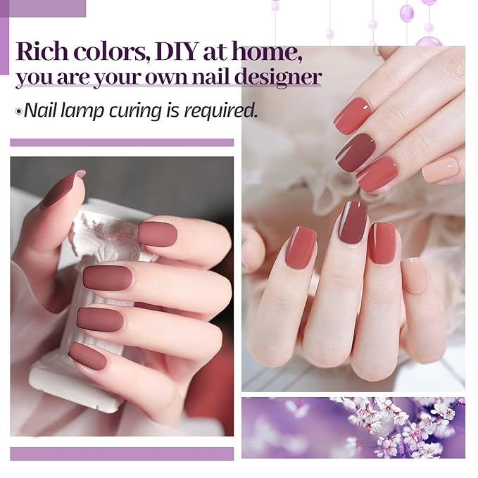 JODSONE 32+4 Pcs Gel Nail Polish Kit Soak Off Gel Polish Set Glitter Gel Nail Kit Nail Art Salon DIY at Home Manicure Kit-Velvo Beauty