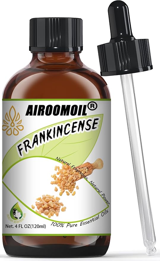 Pure Frankincense Essential Oil Pure for Aromatherapy Perfumes Soaps Use Diffuser Oils Home Use 4 Fl Oz-Velvo Beauty