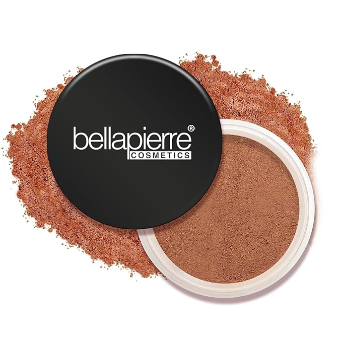 bellapierre Mineral Foundation SPF 15 - Loose Powder Foundation | Vegan & Cruelty Free Natural Makeup | Full Coverage Matte Finish | Hypoallergenic | Oil & Talc Free - 0.32 Oz - Chocolate Truffle-Velvo Beauty