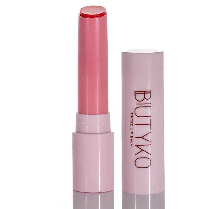 Lip Balm Hydrating for Dry and Chapped Lips Tinted Subtle Color Non-Sticky Juicy Finish | Peach-Velvo Beauty