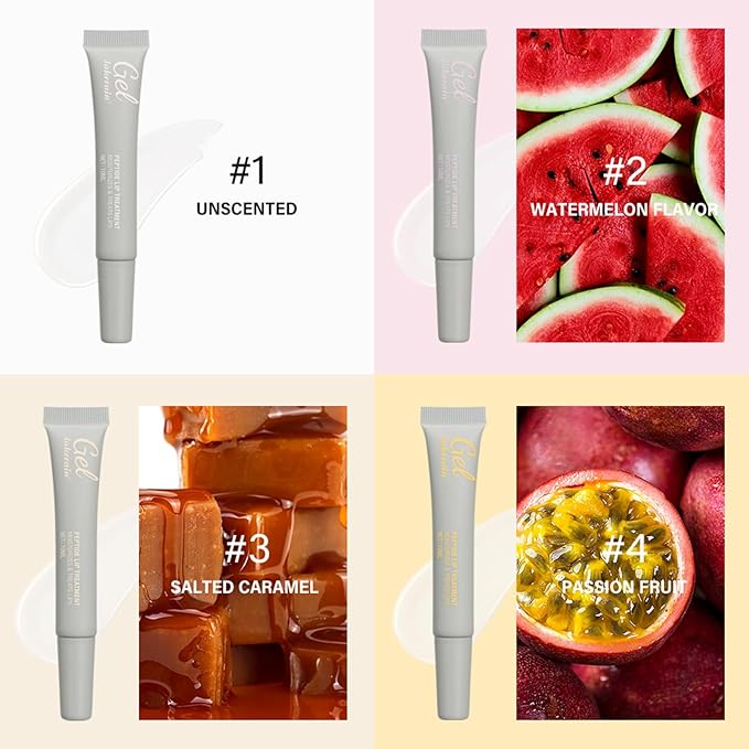 Lip Balm, Hydrating Lip Balm with Glossy Finish, Moisturizing Lip Care for Soft & Smooth Lips - Fruit Flavored Lip Mask & Treatment for Dry, Chapped Lips, 0.35 oz, 4 Passionfruit-Velvo Beauty