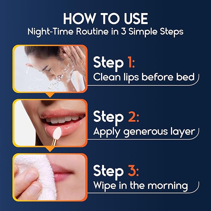 Lip Mask Overnight with Hyaluronic Acid & Collagen, Lip Sleeping Mask for Dry Cracked Lips, Moisturizing, Hydrating, Exfoliating Night Treatment for Lip Care (Peach) (0.7, Honey)-Velvo Beauty