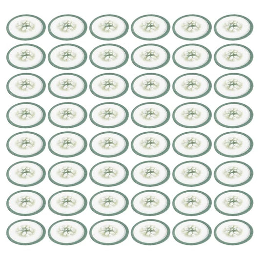 Mobestech Cucumber Eye Pads 100 Pads Non-woven Eye Soothing Spa Cooling Eye Patches with Fruit Vegetable Extracts for Eyes Reduce Dark Circles-Velvo Beauty