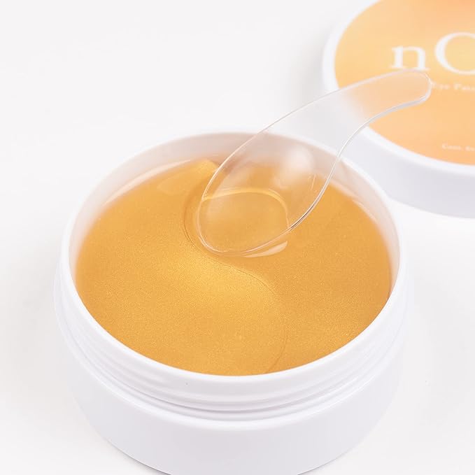 NORI Konjac Eye Patches - Anti-Wrinkle/Removes Bags/Hydrating/Anti-Dark Circle / 60 Pieces (24K Gold)-Velvo Beauty