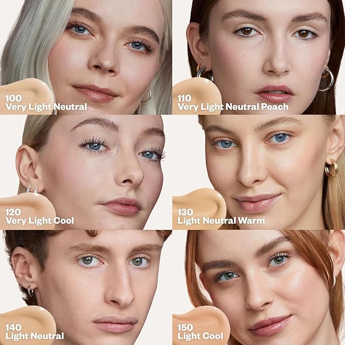 Kosas Revealer Skin-Improving Foundation with SPF 25 Protection -Hydrate, Brighten, Soothe, Plump, Protect Skin - Smoothing Texture, Natural Finish and Clean Formula - Very Light Neutral 110-Velvo Beauty