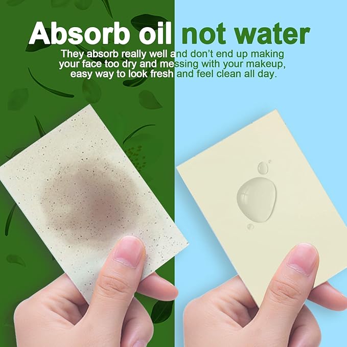 Teenitor Oil Absorbing Sheets for Face, 1000 Sheets Jasmine Oil Blotting Paper for Oily Skin, Natural Oil Control Film Oil Blotting Sheets for Face Men Women, Face Oil Sheets-Velvo Beauty