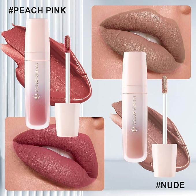 Color Nymph Makeup Kit for Girls Beginner Makeup Gift Set with Portable Bag Include 2 Color Lip Gloss, Eyeshadow Pen, Blush & Contouring, Highlight, Mascara, Eyebrow Pencil-Velvo Beauty