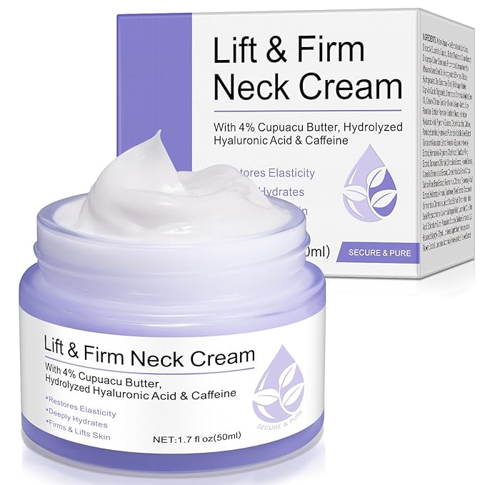 Neck Firming Cream, Neck Cream for Tightening & Neck Lift, Anti-Aging Neck Cream for Wrinkles 1.7 Fl.Oz-Velvo Beauty