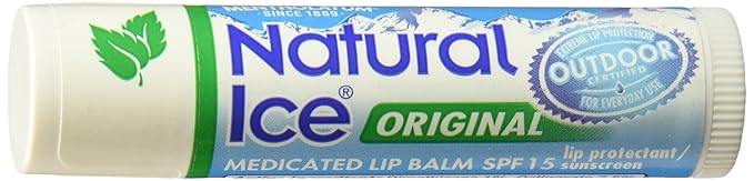 Mentholatum Natural Ice Lip Balm Original SPF 15 1 Each-Velvo Beauty