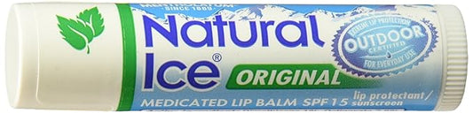 Mentholatum Natural Ice Lip Balm Original SPF 15 1 Each-Velvo Beauty