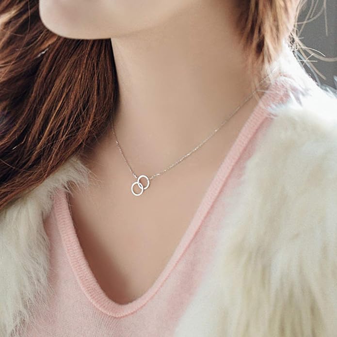 Creative Y-shaped Necklace Hollow Ring Necklace Chain Jewelry Accessories for Women and Girls-Velvo Beauty