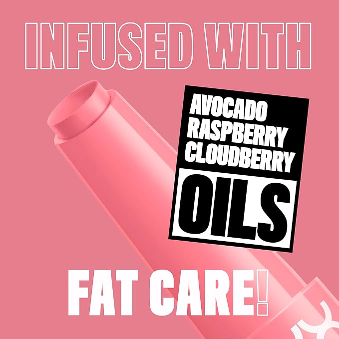 NYX PROFESSIONAL MAKEUP Fat Oil Slick Click, Lightweight, Buildable, Pigmented Vegan Lip Balm - Clout-Velvo Beauty