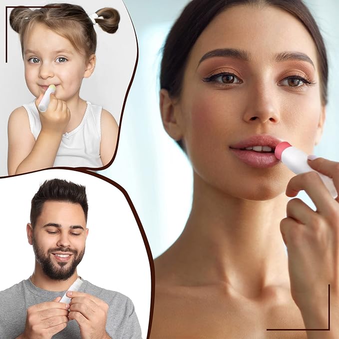 400 Count Lip Balm Bulk with Jasmine, Cherry, Lemon, Blueberry, Rose Flavors Lipstick Prevent Dryness and Chapping Natural Moisturizer For Dry Lips, Unlabeled Filled-Velvo Beauty