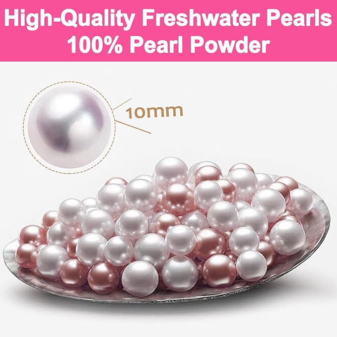 Pure Freshwater Pearl Powder for Skincare and Homemade Cosmetics Grade. 80g(2.82oz) SuperFine Pearl Powder for DIY lotions | creams | serums | making face mask, Natural and Oranic-Velvo Beauty