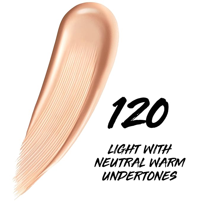 Maybelline Super Stay Up to 24HR Skin Tint, Radiant Light-to-Medium Coverage Foundation, Makeup Infused With Vitamin C, 120, 1 Count-Velvo Beauty