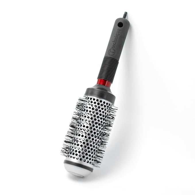 Cricket Technique Thermal Hair Brush #370 1.75” for Blow-Drying, Curling, and Styling – Heat-Retaining Barrel with Anti-Static Tourmaline Bristles, Round Thermal Brush, Ideal for All Hair Types-Velvo Beauty