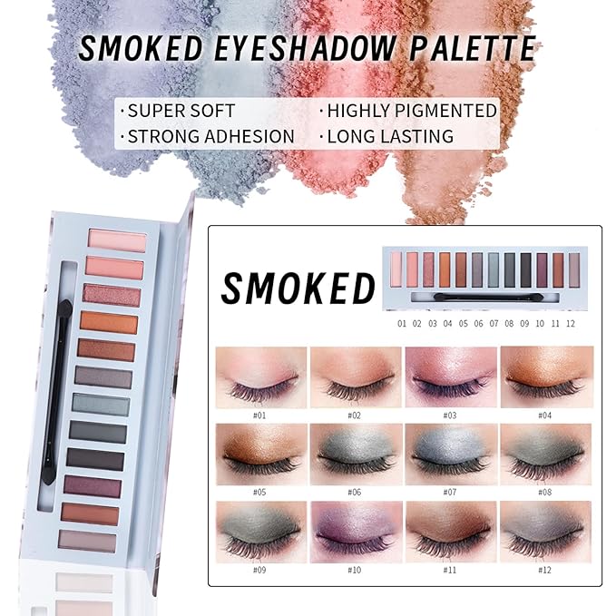 Makeup Set, Makeup Set Kit for Women, Makeup Present for Women Teens, Eyeshadow Foundation CC Cream Face Primer Counter stick, Brush Sponges Lipstick Set Eyebrow Pencil Mascara Eyeliner-Velvo Beauty