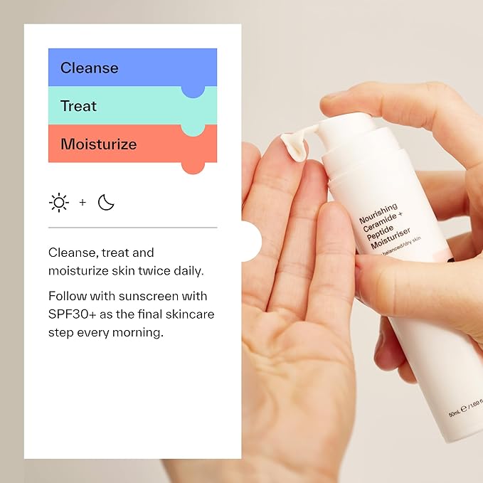 Dermatica Brightening & Barrier Repair Kit, Caring Squalane Cleanser (150ml), Clarifying Azelaic Acid 15% Cream (30ml), Nourishing Ceramide + Peptide Moisturiser (50ml)-Velvo Beauty