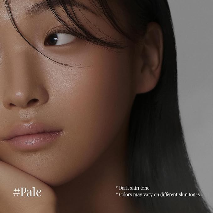 Nourishing Vegan Lip Balm, Unscented Lip Balm with Shea Butter and Plant-Based Oil, Non-Sticky Lip Balm with a Melting Texture, 0.13 oz. (#Pale (Clear))-Velvo Beauty