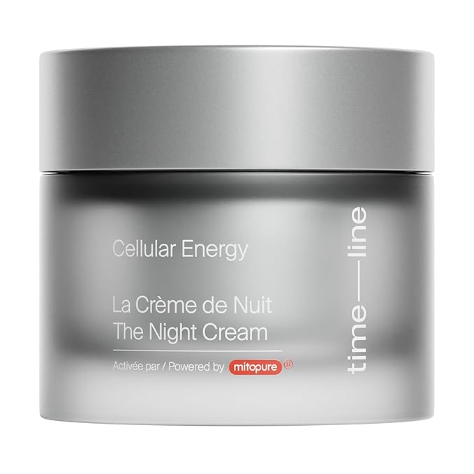 Timeline The Night Cream powered by Mitopure (Urolithin A) Helps skin regenerates overnight, clinically proven to boost skin hydration, significantly reduce wrinkles appearance. 1.69oz (50ml)-Velvo Beauty