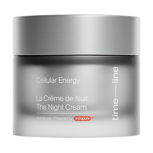 Timeline The Night Cream powered by Mitopure (Urolithin A) Helps skin regenerates overnight, clinically proven to boost skin hydration, significantly reduce wrinkles appearance. 1.69oz (50ml)-Velvo Beauty