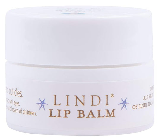 LINDI SKIN Lip Balm - Gentle, Non-Irritating, Vitamin E Formula That Hydrates and Soothes Dry, Chapped Lips - Soother for Nails & Cuticles - Allergy Tested Lip Balm for Cancer Patients (0.25 fl oz)-Velvo Beauty