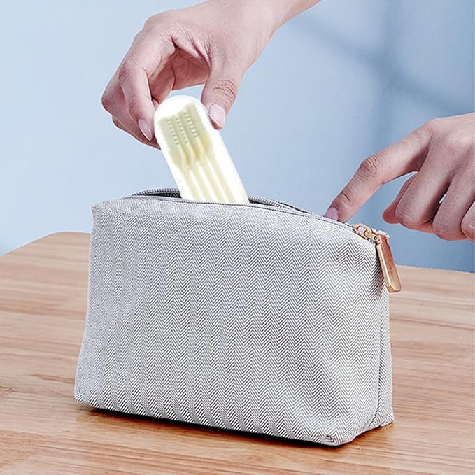 Nasal Hair Cutter, 2025 Upgraded Double Sided Noses Hairs Knife, 360° Rotating Portable Manual Nose Hair Trimmer, Noses Hairs Remover for Women Men Travel Essentials (Dark Green, 6 Pcs)-Velvo Beauty