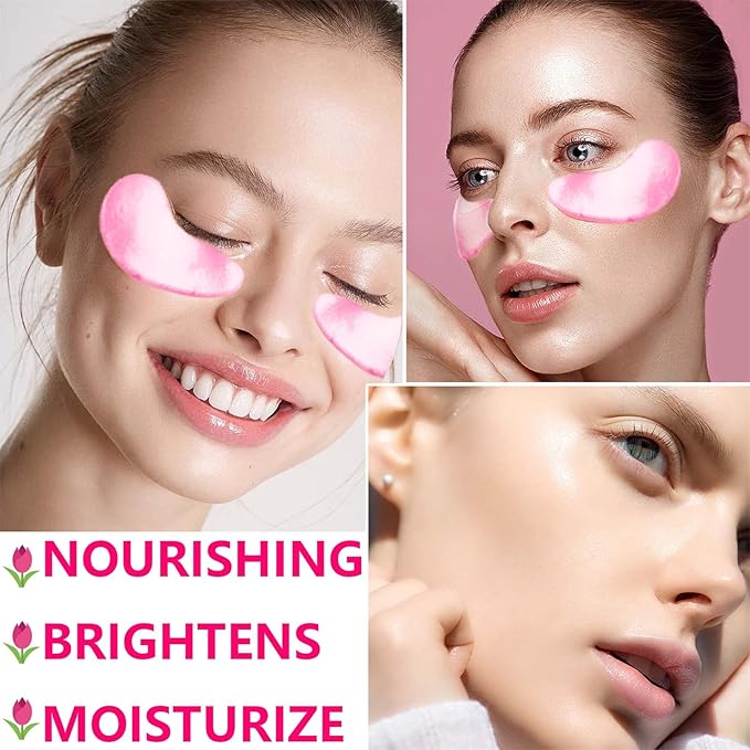 30 Pairs Gold Under Eye Masks,Moisturizing Hydrating Under Eye Patches for Puffy Eyes,Under Eye Treatment for Dark Circles Eye Bags Fine Lines,Eye Skin Care Products for Women & Man-Velvo Beauty