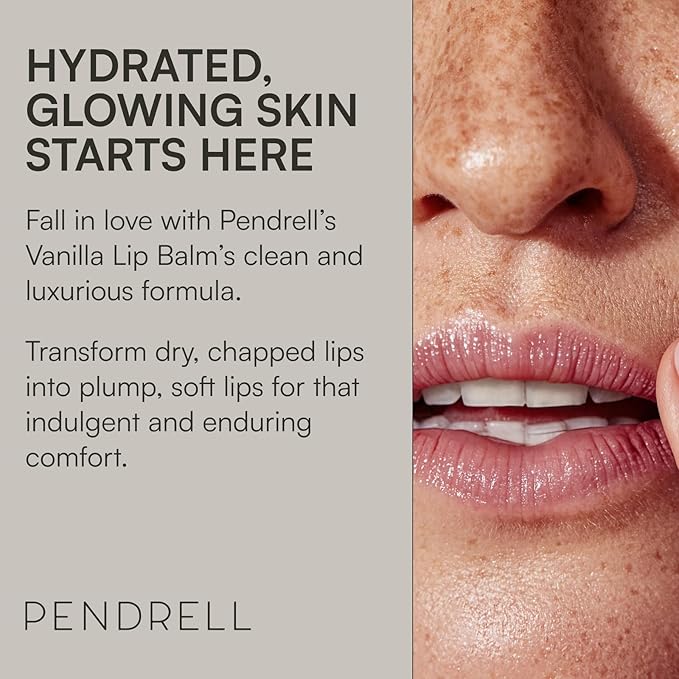 Vanilla Lip Balm - Soothing and Hydrating Lip Balm for Men and Women - Infused with Hyaluronic Acid, Shea Butter and Vitamin E - 30g-Velvo Beauty