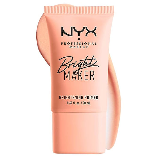 NYX PROFESSIONAL MAKEUP Bright Maker Brightening Primer, Vegan Face Primer-Velvo Beauty