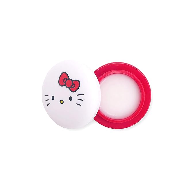 The Crème Shop x Sanrio Macaron Lip Balm (Hello Kitty Mixed Berry) Korean Cute Scented Pocket Portable Soothing Advanced Must-Have on-The-go-Velvo Beauty