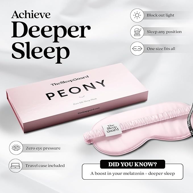 Pure Silk Sleep Mask [100% 6A Mulberry Silk, 22 Momme] Light Blocking Travel Essentials. Eye Masks for Sleeping. Black Oeko-Tex Blindfold. Eye Covers for Men & Women-Velvo Beauty