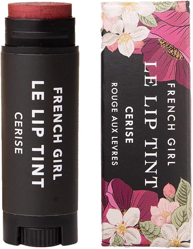 French Girl Le Lip Tint - Moisturizing & Hydrating Lip Balm for Sheer, Buildable Coverage & Shine, Clean Formula, Organic Ingredients, Vegan & Cruelty-Free-Velvo Beauty