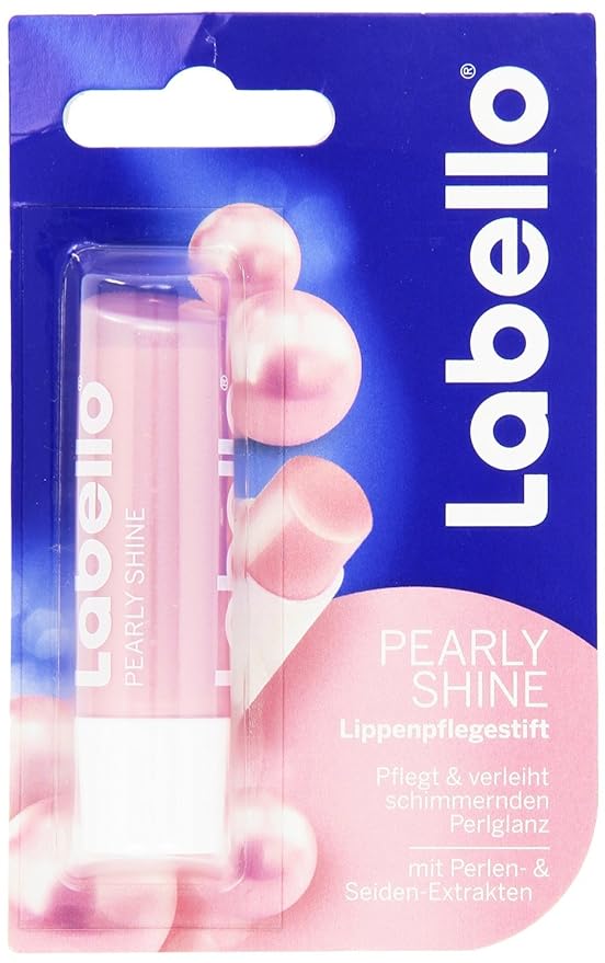 Labello Pearly Shine, Labello Soft Rose, Labello Cherry Shine Lip Balm Bundle-Velvo Beauty