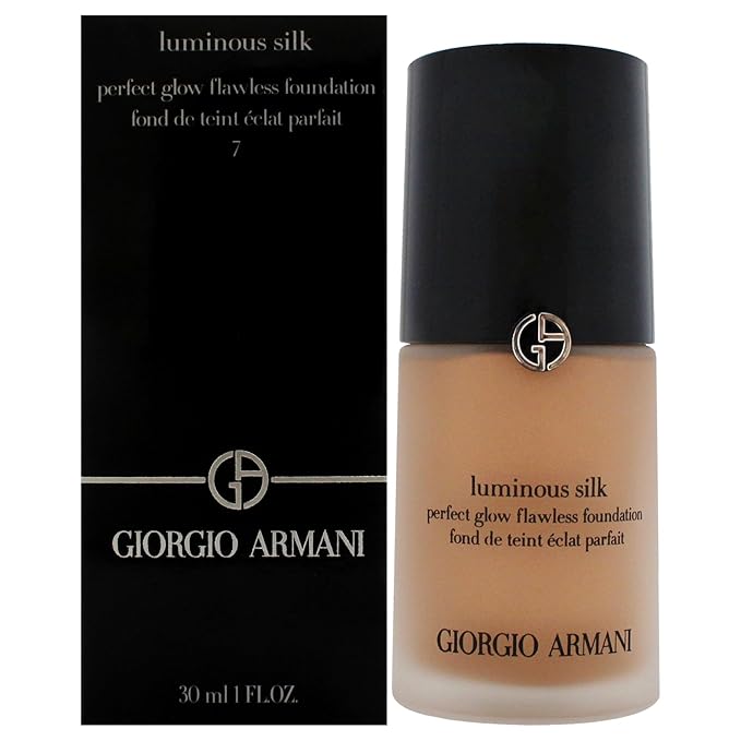 Luminous Silk Foundation - 7 Medium to Tan-Peach by Giorgio Armani for Women - 1 oz Foundation-Velvo Beauty