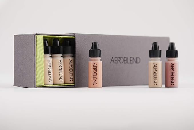 Airbrush Makeup Mini Sets (Tan/Dark)-Velvo Beauty