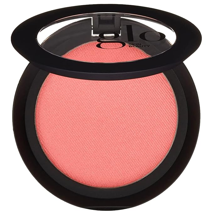 Glo Skin Beauty Blush (Papaya) - Pressed Powder Blush for Cheeks, High Pigment Mineral Face Makeup Creates a Natural, Healthy Glow-Velvo Beauty