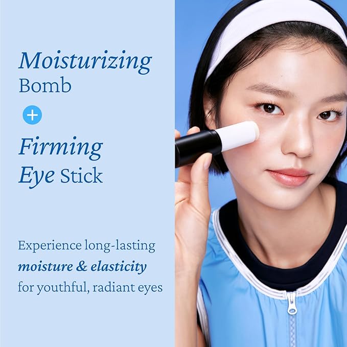 belif Moisturizing Eye Bomb Stick Eye Balm Firms and Reduces Fine Lines & Wrinkles | Radiant Eyes | with Shea Butter & Firming Oil Complex for Hydration & Elasticity | K-Beauty-Velvo Beauty