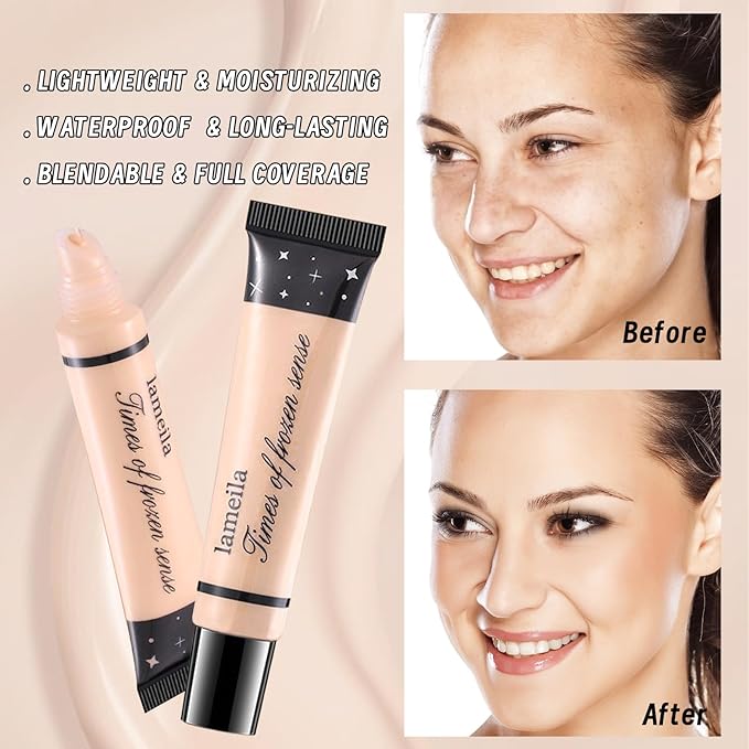 Makeup Set Kit for Women Girls Teens, Makeup Present Set, Includes 9 Color Eyeshadow, Counter Stick, Foundation, Eyebrow Pencil, Eyeliner, Mascara, Lip Gloss, 5Pcs Brushes, Sponge-Velvo Beauty